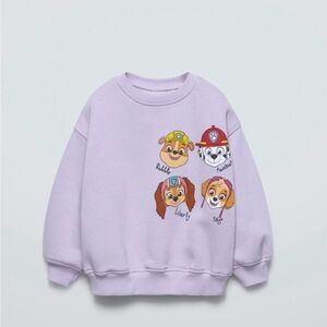Zara Paw Patrol sweatshirt, 2Y